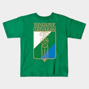 Abruzzo Vintage Style Design Kids T-Shirt